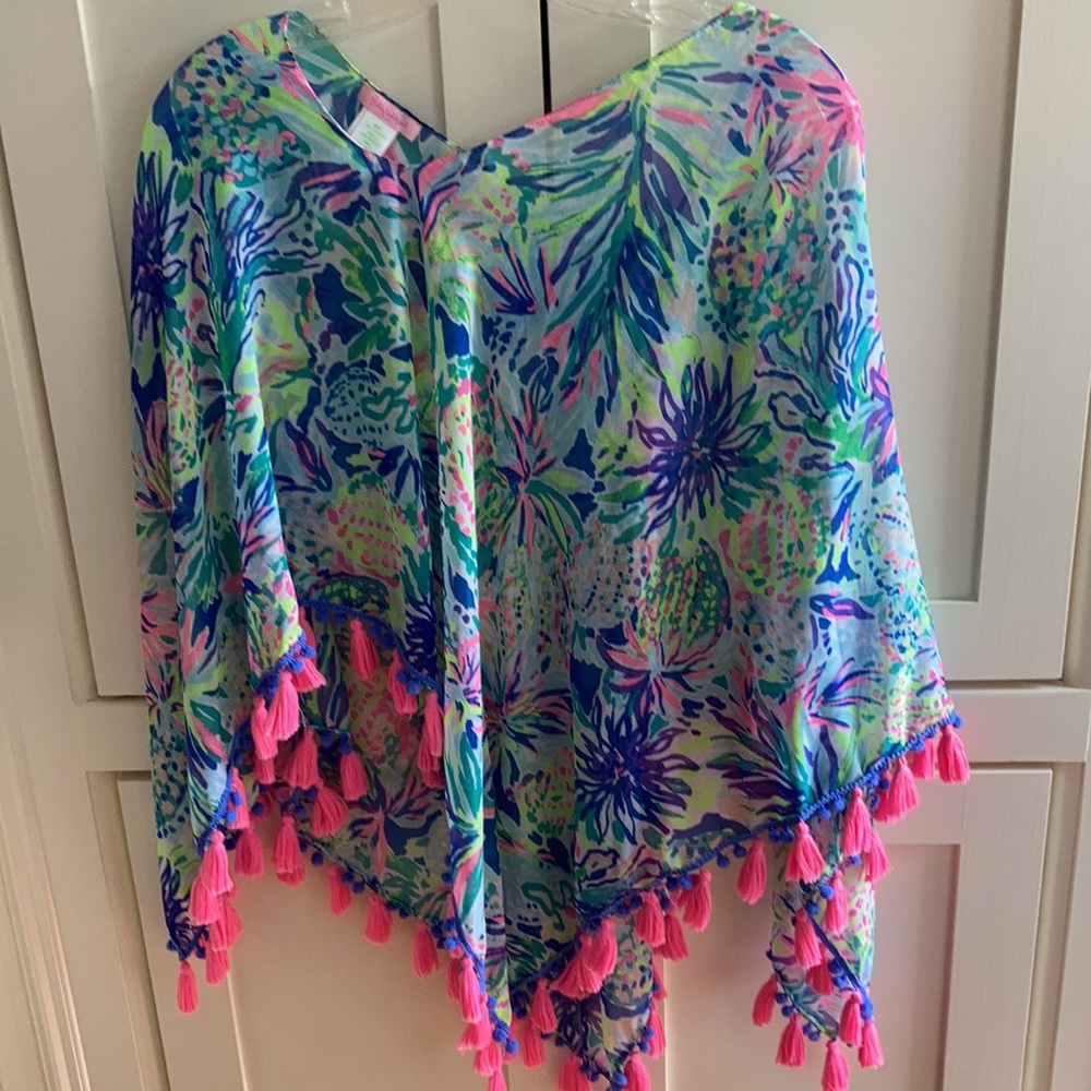 Lilly Pulitzer Marina Poncho…gorgeous colors